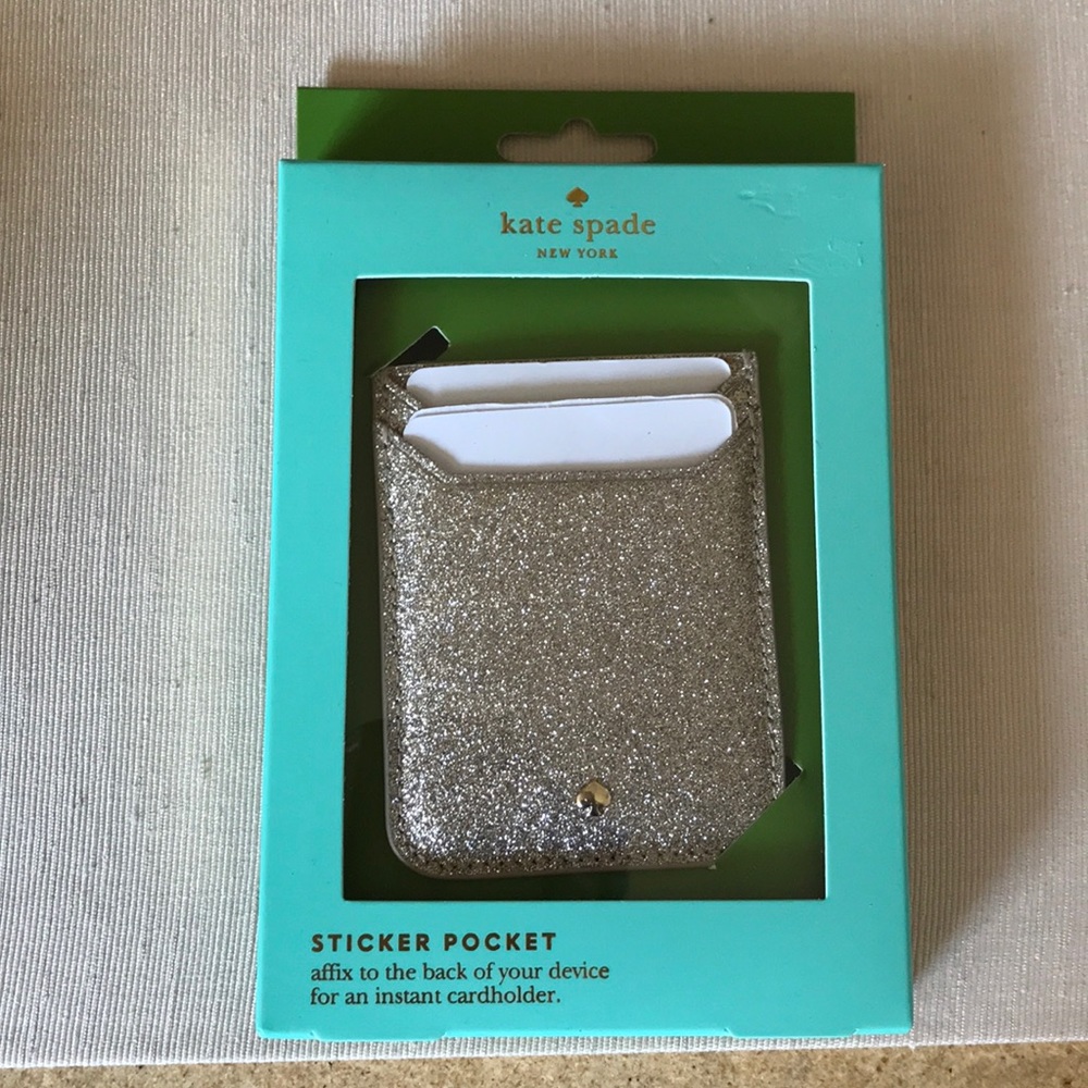 Kate spade sticker pocket